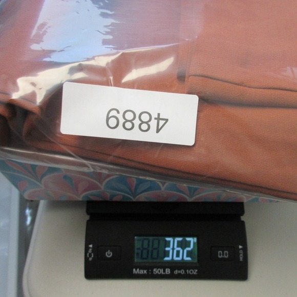 Aritzia Babaton Pants Women 6 Orange Flat Front High Rise Minimalist Flare 362 - Picture 11 of 11